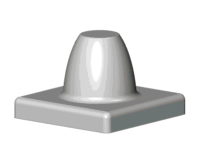 A white cone shaped object
Description automatically generated